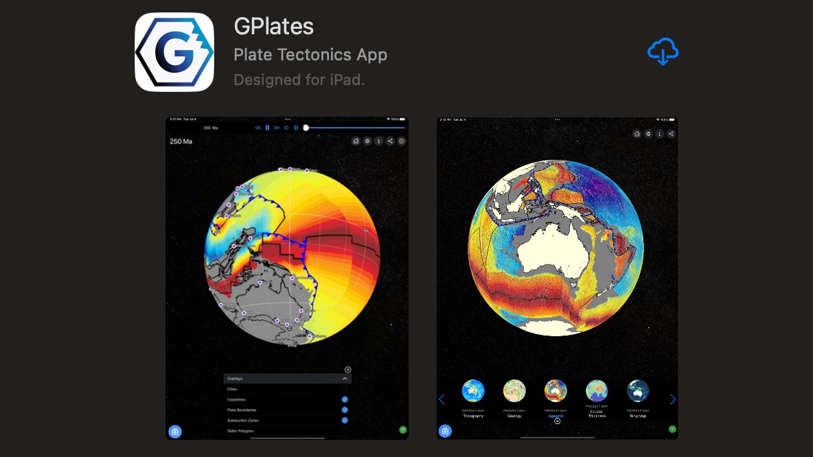 GPlates App Screenshot